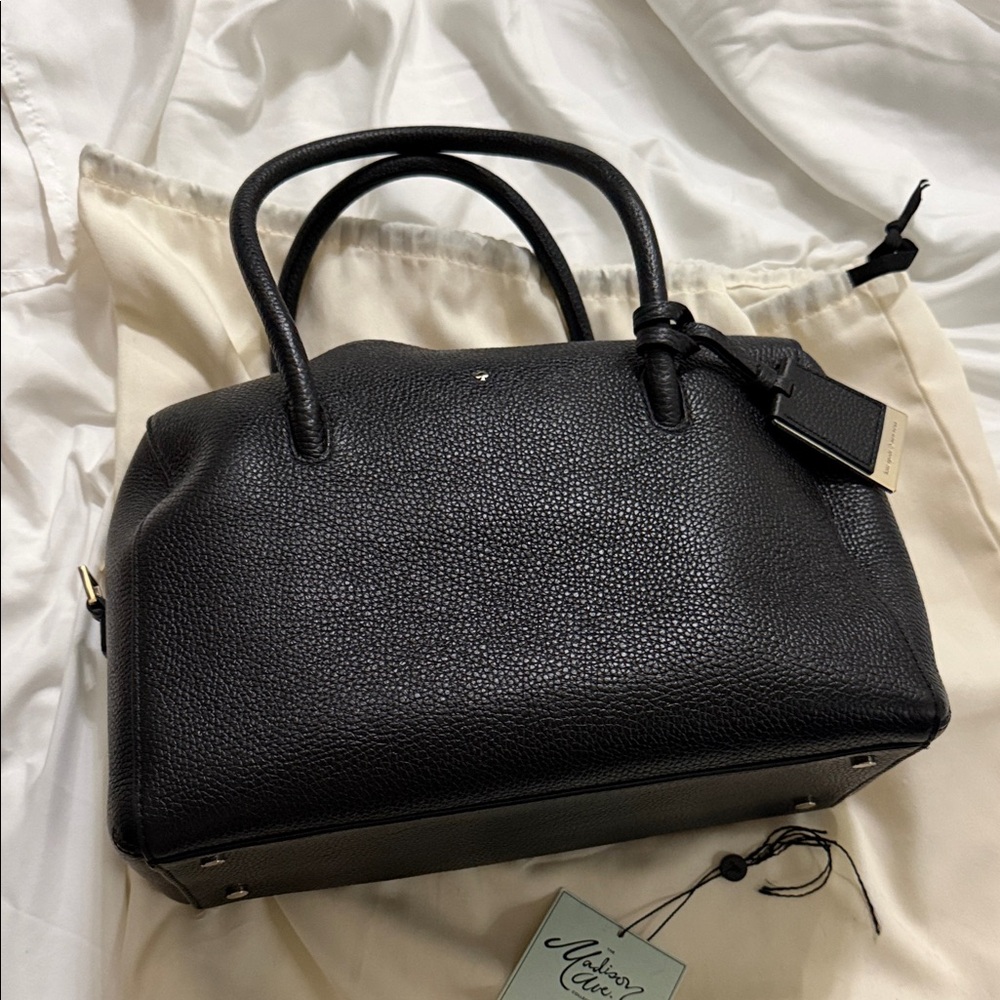 Black Leather Handbag
